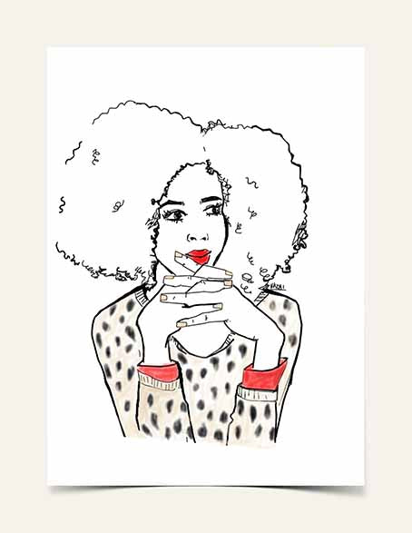 "Guepe" | Art Print - Nicholle Kobi