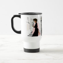 Nicholle Kobi Matin Rose I Travel/Commuter Mug
