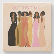 QUEENS COLLECTION I Stone Sandstone Coaster
