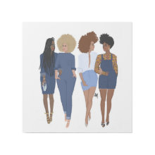 " Sisters talk together" | Art Print