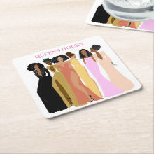 QUEENS I Paper Coaster