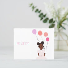 Baby Girl's day | Greeting Card