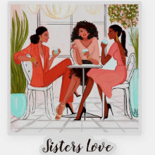 Sisters Love I Stickers