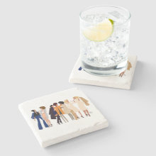 Sister's Hours I Stone Mable Coaster