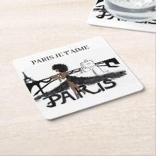 Paris Je T'aime I Paper Coaster