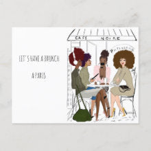BRUNCH A PARIS | Greeting Card