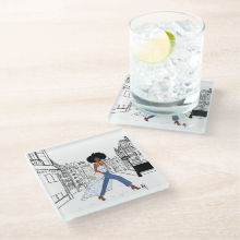 I Stone Glass Coaster