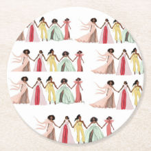 Sisters Friends 2I Paper Coaster