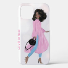 La vie en Rose Nicholle Kobi I  Phone 12 Case